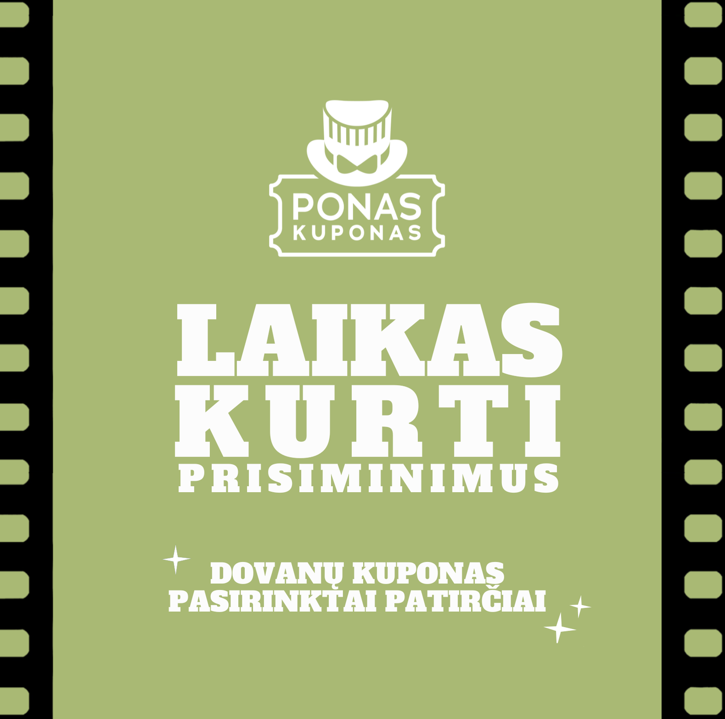 Universalus dovanų kuponas: padėsime išsirinkti tinkamiausią patirtį