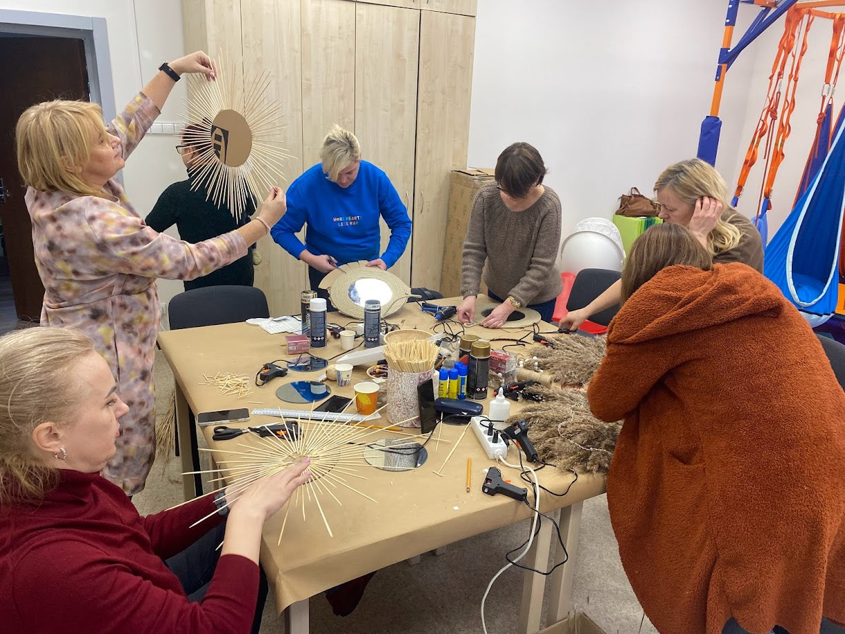 Kūrybinės interjero detalių dirbtuvės su architekte-dizainere